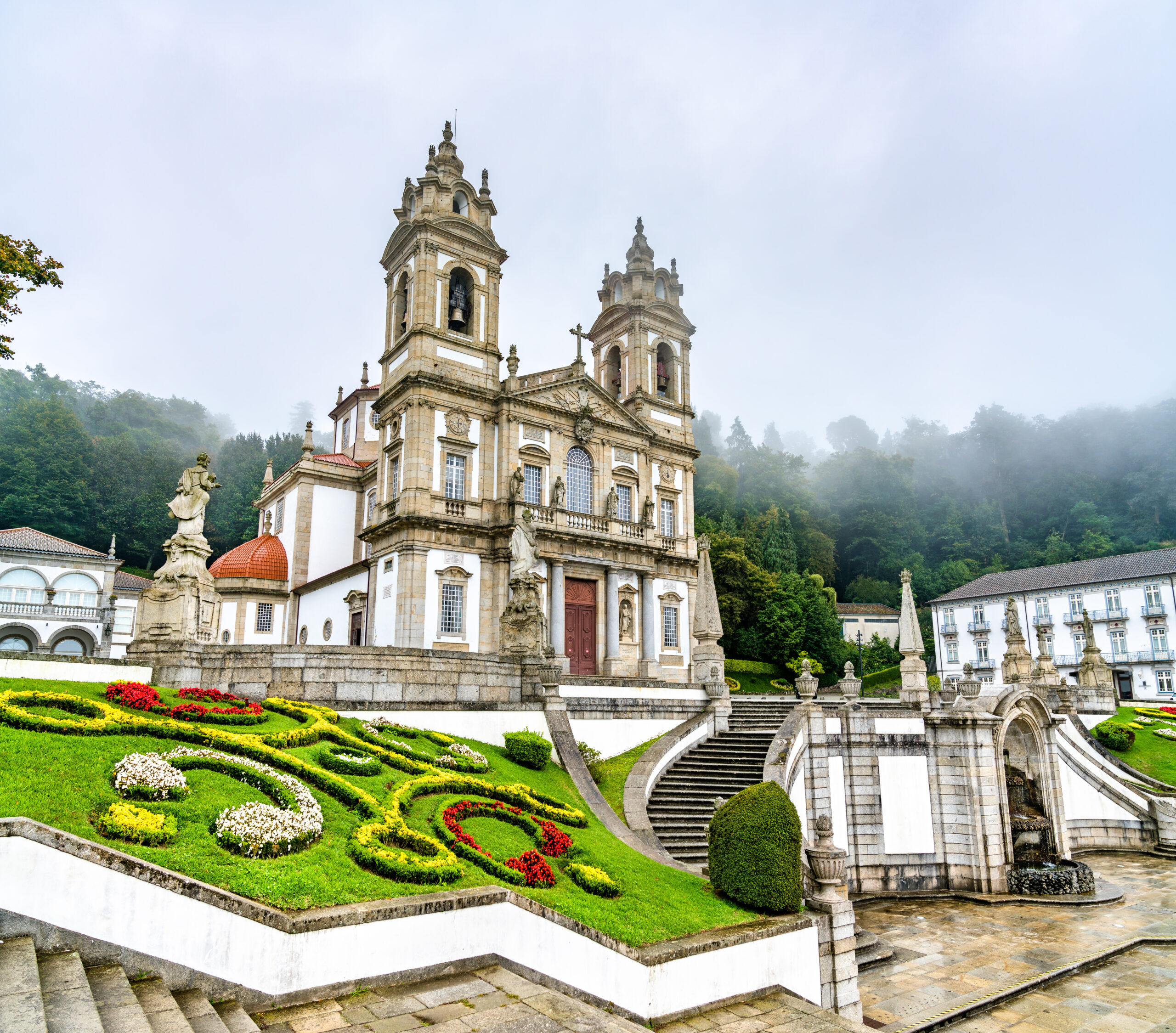 bom jesus monte sanctuary tenoes near braga portugal